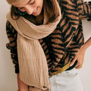 Sezane Tan Scarf